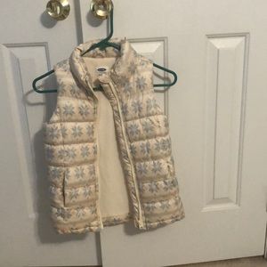 Girls winter puffy vest